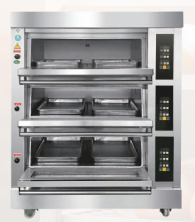Komercyjny elektryczny piekarnik gazowy 380 V chleb do pizzy 6,6 kW