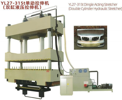 Maszyna do ciągnienia arkuszy z podwójnym dolnym cylindrem / YH27-315t Dingle Acting Nosze. Prasa hydrauliczna