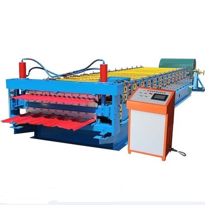 Maszyna do formowania stalowych rolek o mocy 7,5 kW z podwójną warstwą 1200 mm Layer