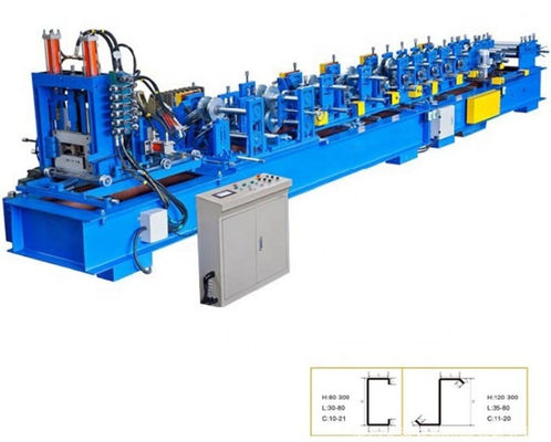 15m / min Maszyna do formowania rolek płatwi CZ 6,5T 15 Roller Station