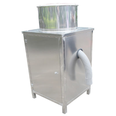 Srebrne maszyny do przetwarzania żywności, maszyna do obierania czosnku 50 kg / h