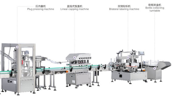 6-głowicowe maszyny do etykietowania z podwójnymi bokami Automatyczna maszyna do zamykania śrub SS304