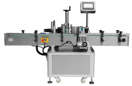 Pionowa maszyna do nakładania etykiet okrągłych na butelki o prędkości 20 uderzeń na minutę