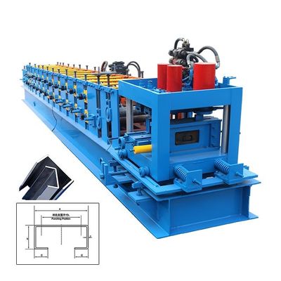15T CZ Maszyna do formowania rolek płatwi 90mm Walcowe wykrawanie hydrauliczne