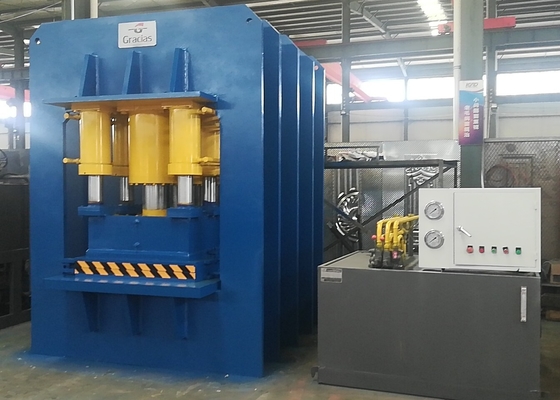 2000Ton hydrauliczna maszyna do tłoczenia drzwi stalowych z zabezpieczeniem przeciw kradzieży z podwójnym cylindrem
