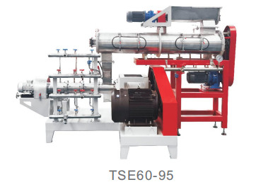 Wet Way Floating Fish Feed Extruder 22hp - 630hp Przyjazny dla środowiska podwójny ślimak